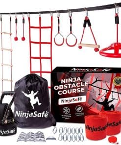 Curso de Obstáculos Ninja para Niños en el Patio Trasero -