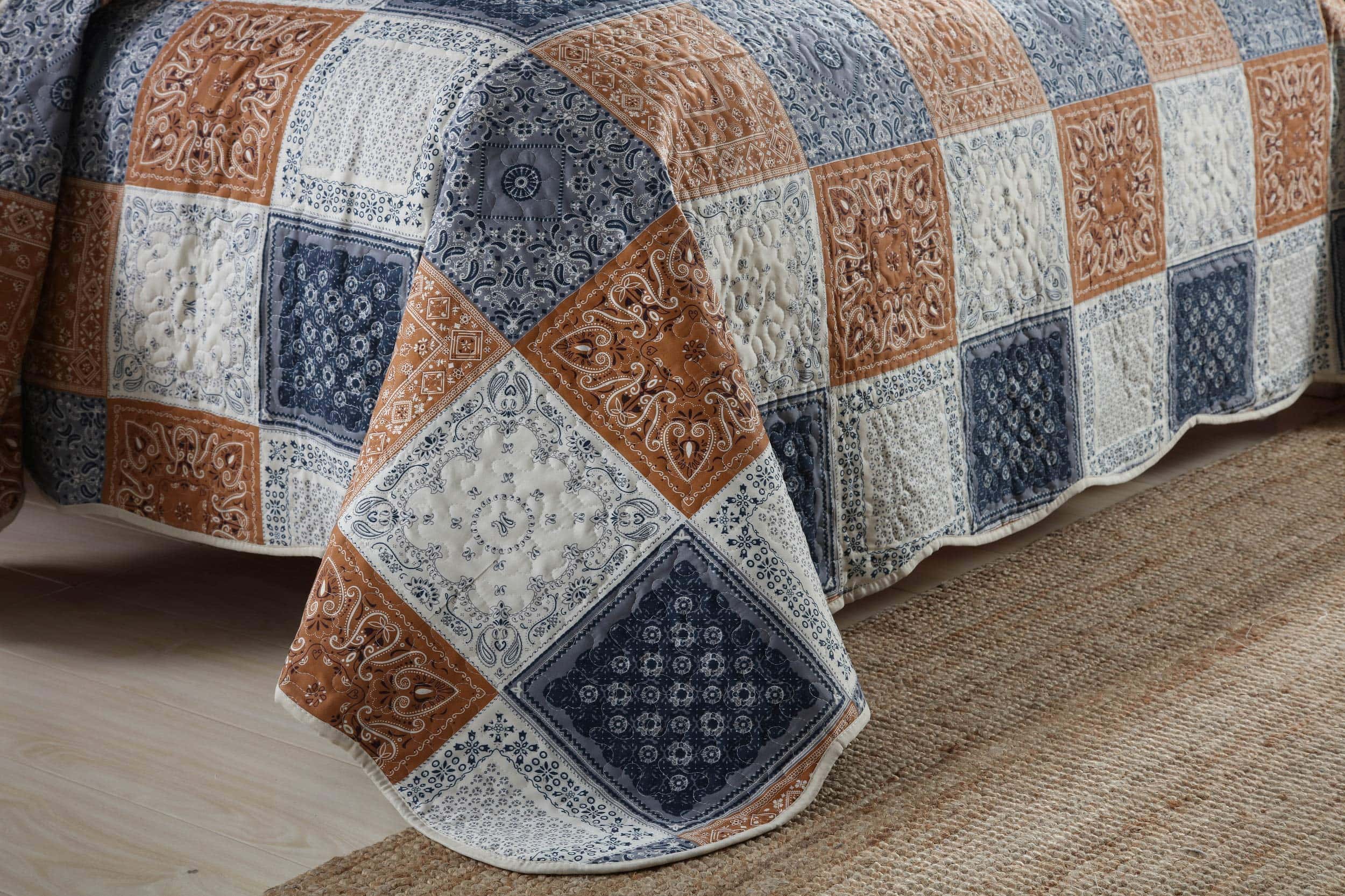 Juegos de Edredón Travan de 3 Piezas para Cama King Size, - Imagen 6