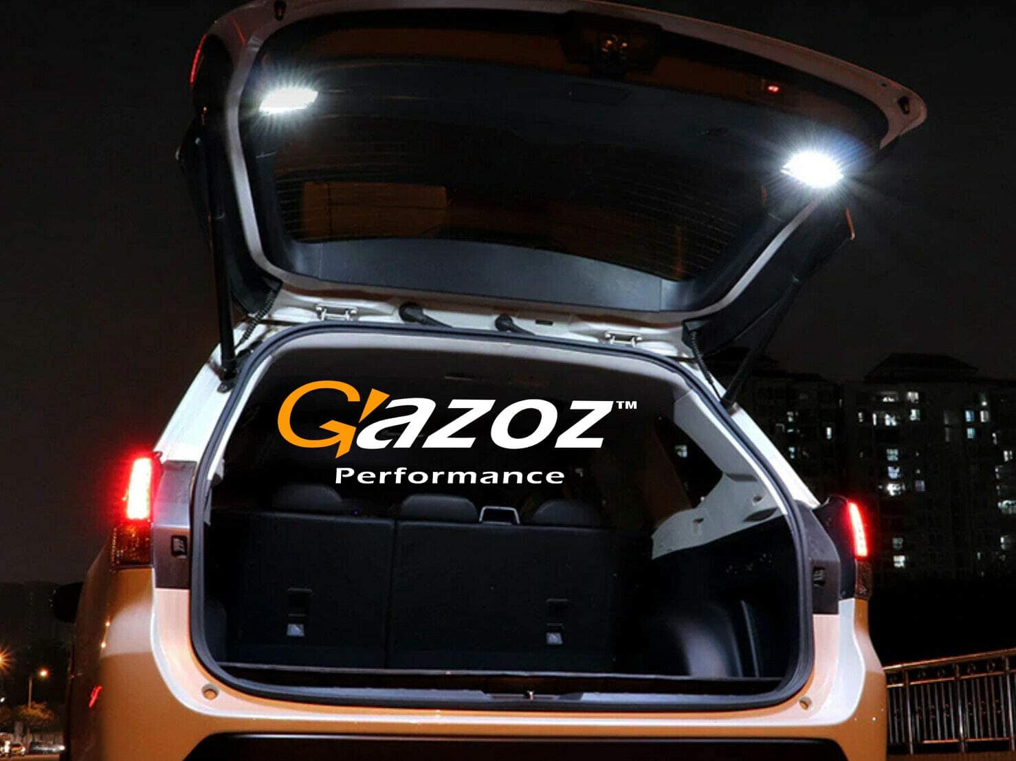 Luces LED blancas para puerta trasera de maletero GAZOZ - Imagen 4
