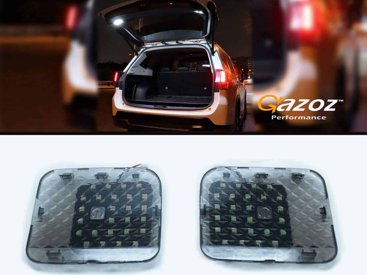 Luces LED blancas para puerta trasera de maletero GAZOZ - Imagen 3