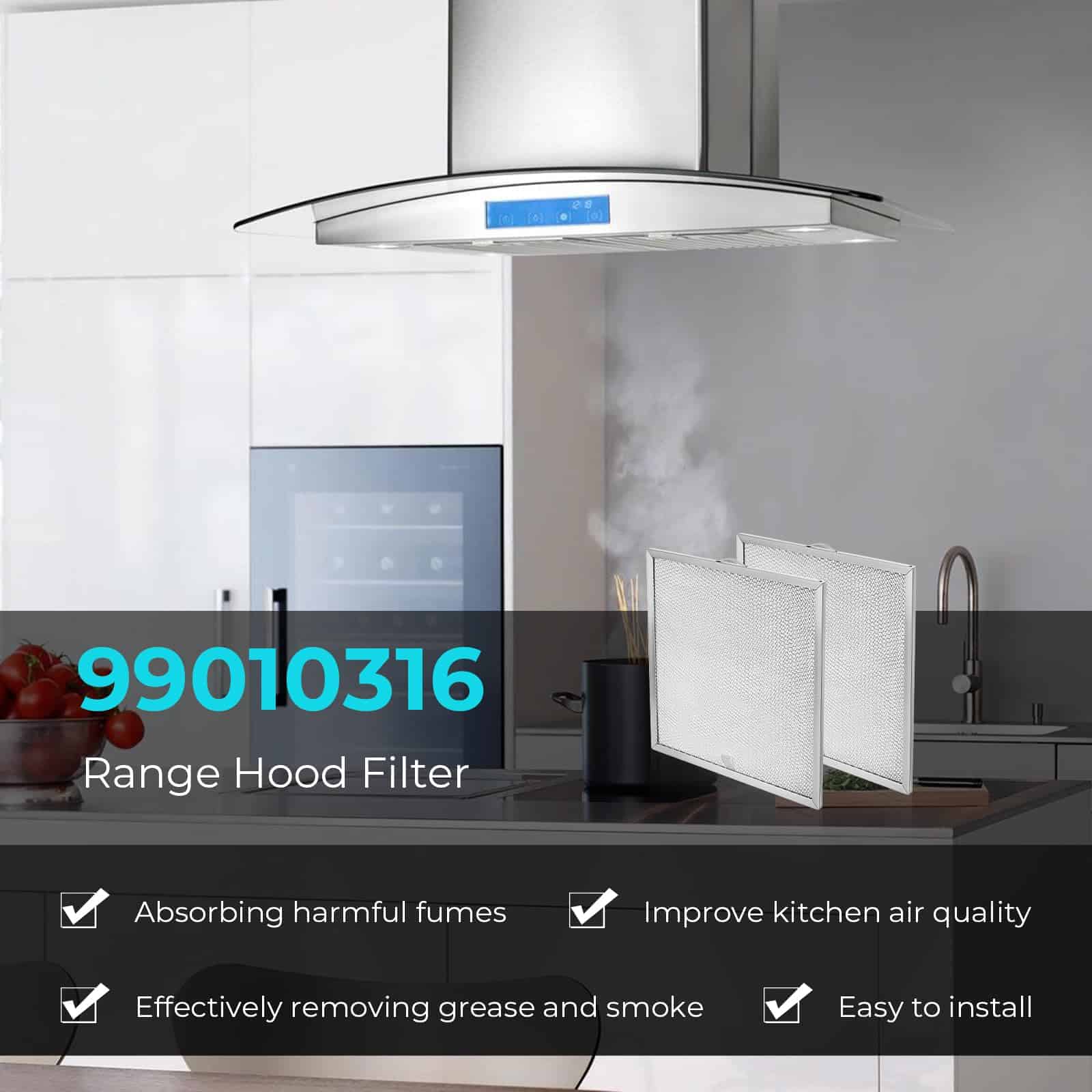 Filtro de grasa para campana extractora 99010316 de - Imagen 4