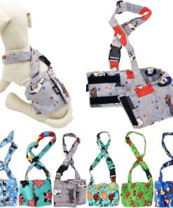 Pañal para Perro Macho Reutilizable Lavable con Tirantes de