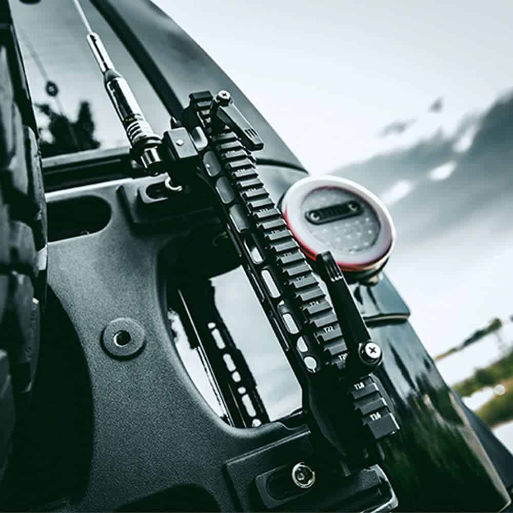 Soporte de bandera y antena FURYENGRAVER para Jeep Wrangler - Imagen 10