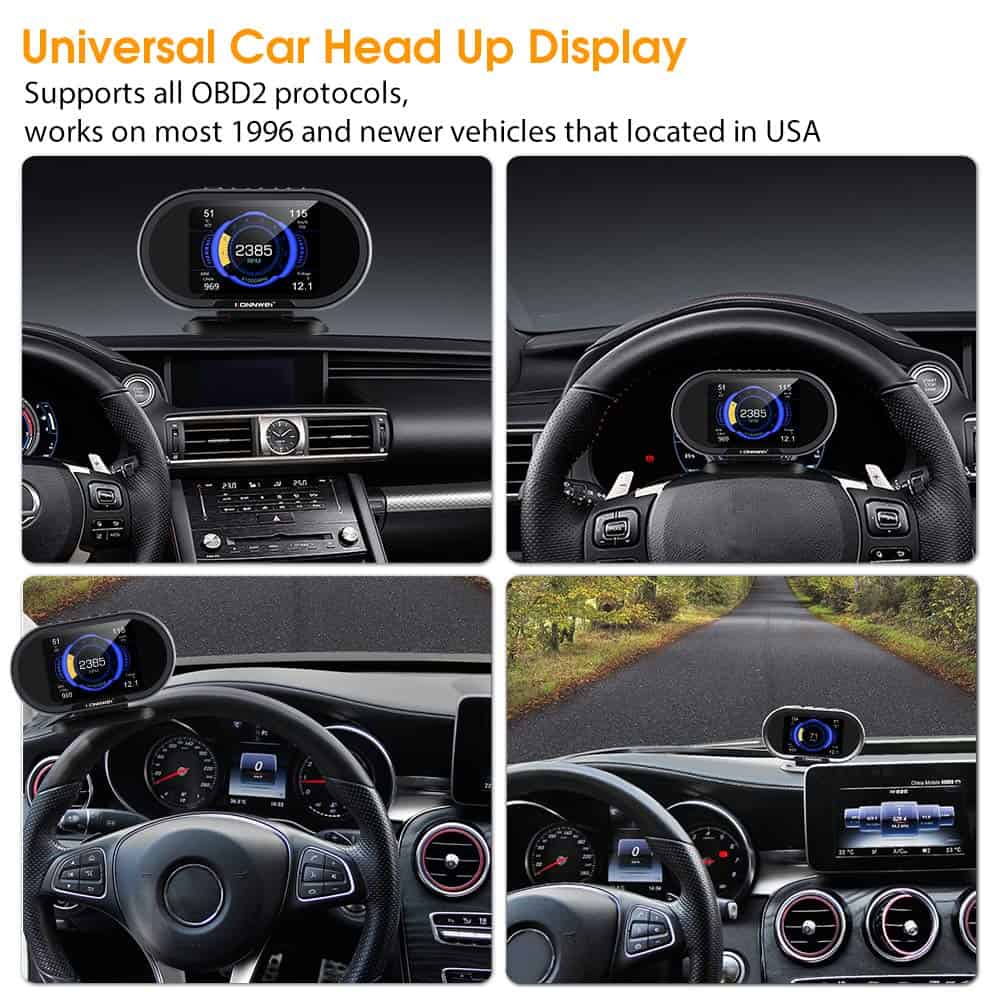 KONNWEI KW206 Medidor Digital OBD2 para Automóvil Todo en - Imagen 7