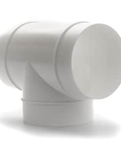 Conector de Ducto 4'' Pulgadas de 3 Vías para Manguera