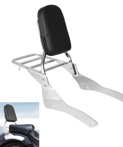 DSISIMO Respaldo para pasajeros cromado con parrilla para