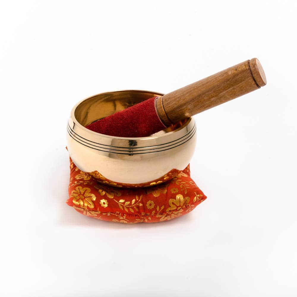Set de Cuenco Tibetano SATNAM de 5 Pulgadas para Meditación