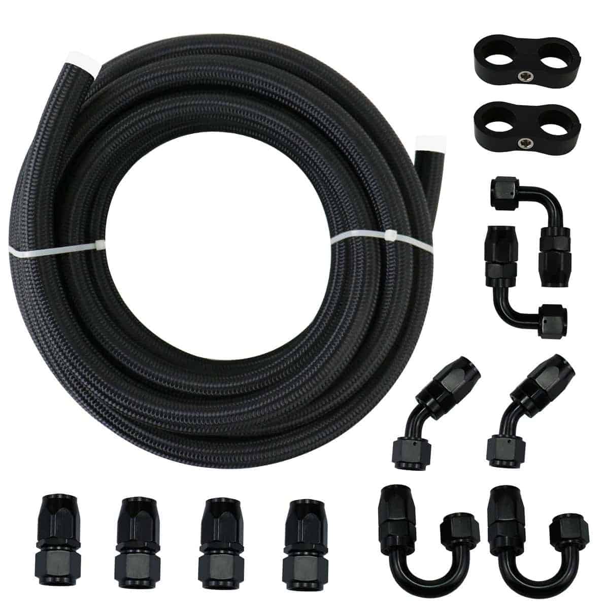 Kit de Línea de Combustible 3/8" 6AN 20FT Manguera Nylon