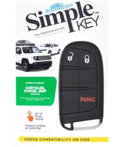 Llave Remota Simple Car Keys Express Compatible con