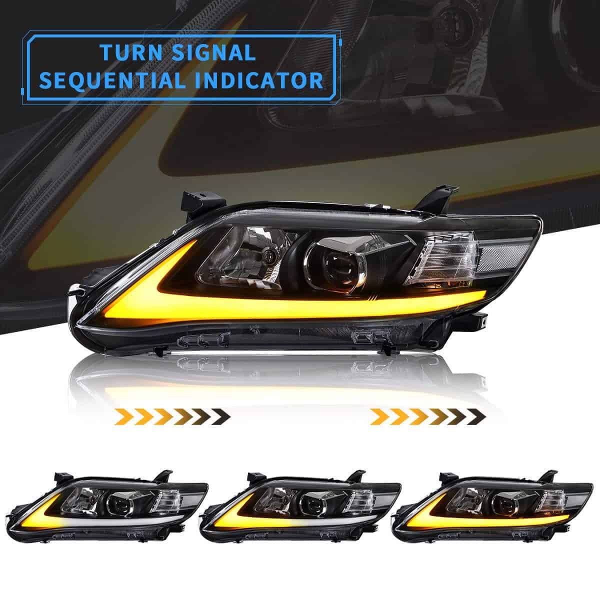 Faros del Proyector LED VLAND Compatibles con Toyota Camry - Imagen 4