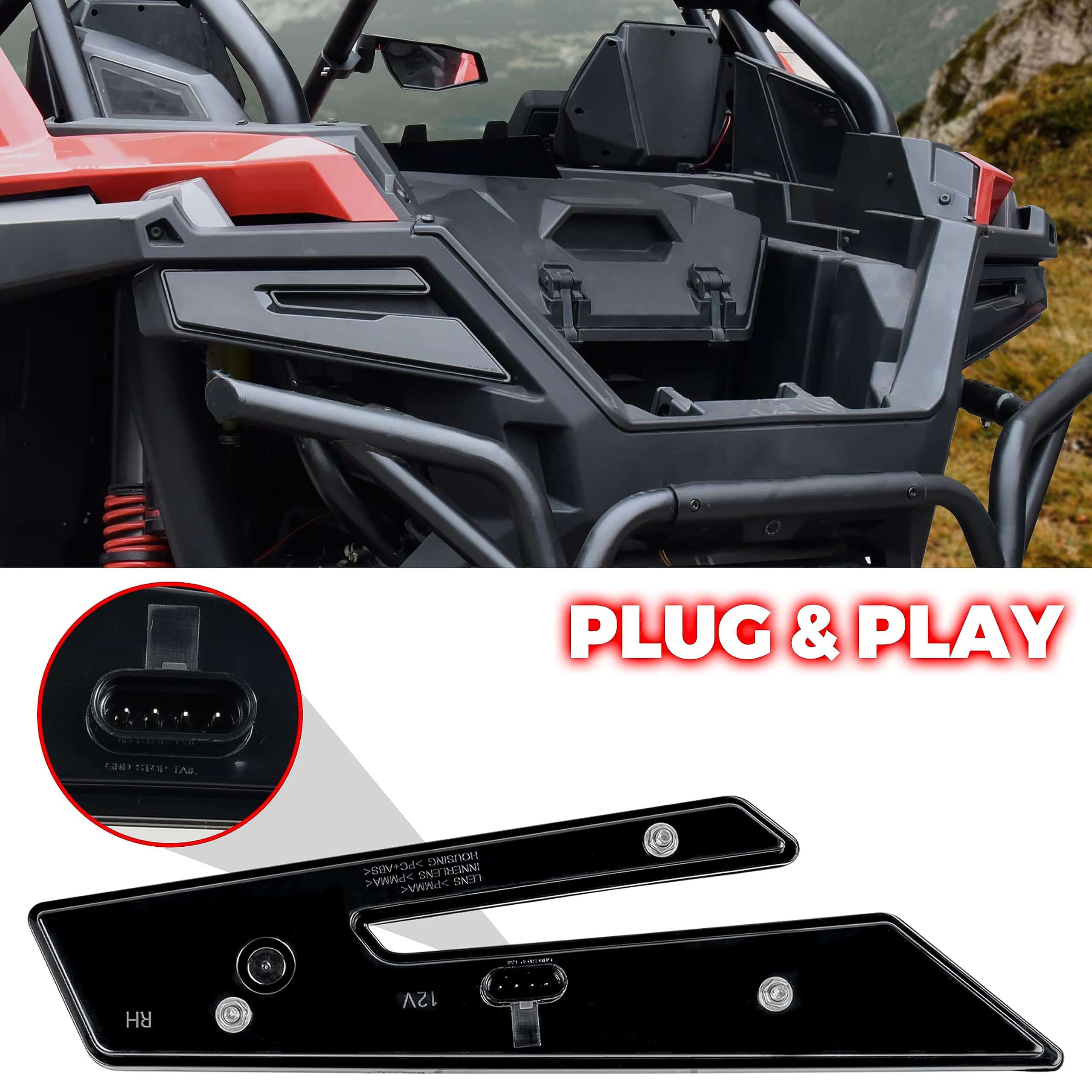 Luces traseras LED SAUTVS RZR PRO, Lámparas traseras - Imagen 6