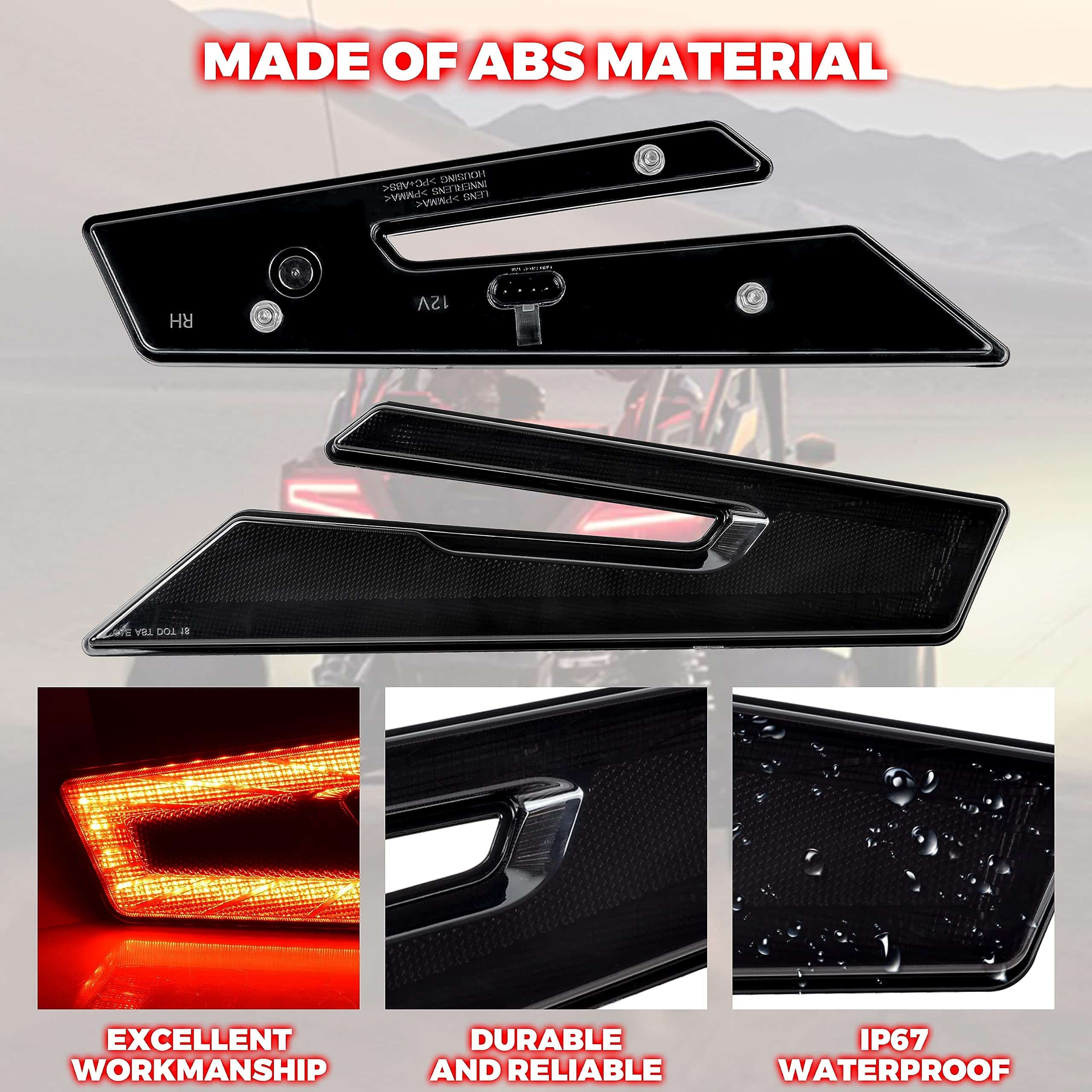 Luces traseras LED SAUTVS RZR PRO, Lámparas traseras - Imagen 5