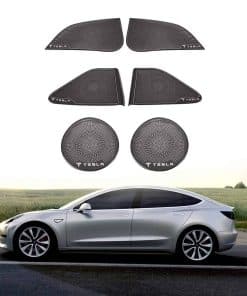 weishine - Cubierta de altavoz interior para Tesla Model 3