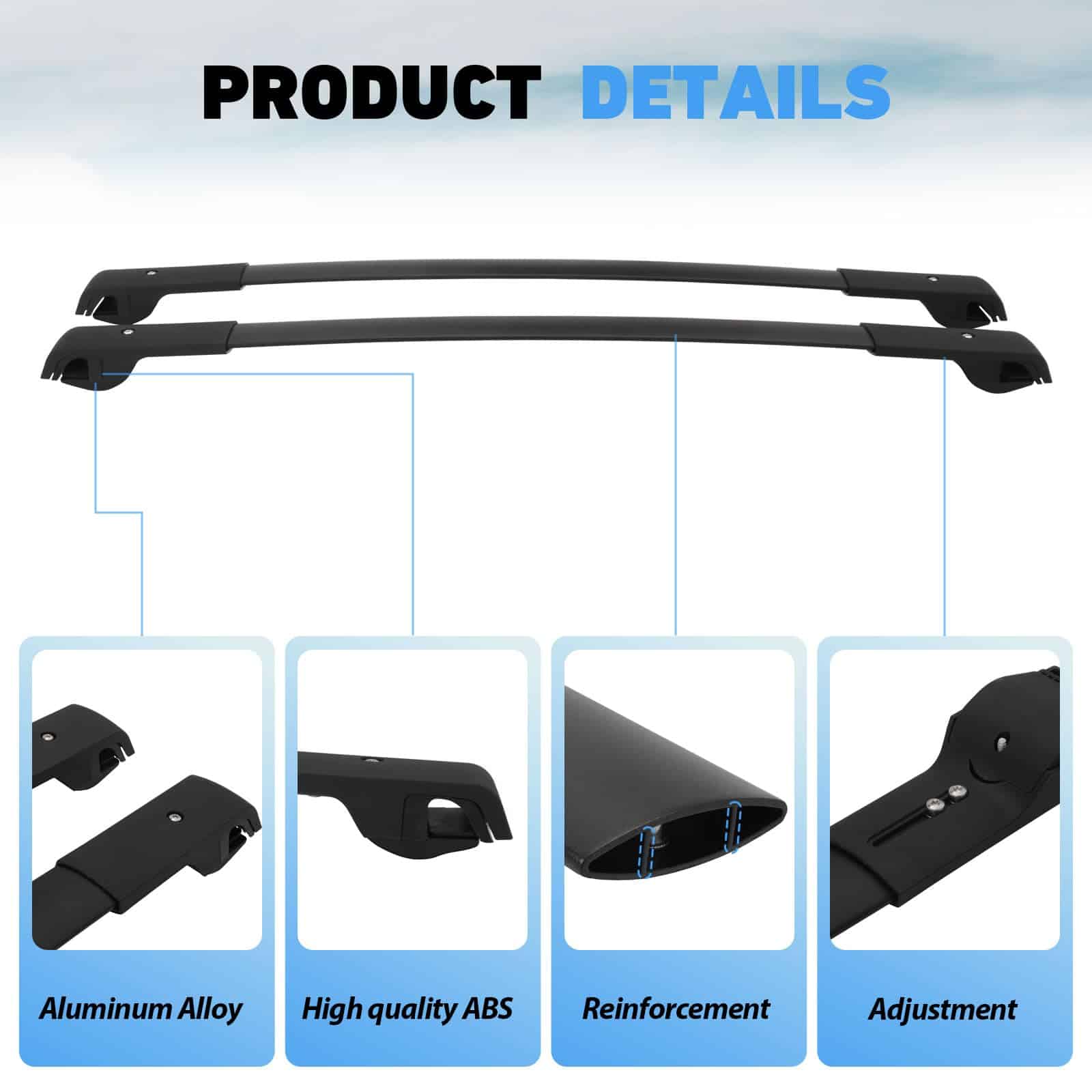 Barras Transversales de Techo para Subaru XV Crosstrek - Imagen 3