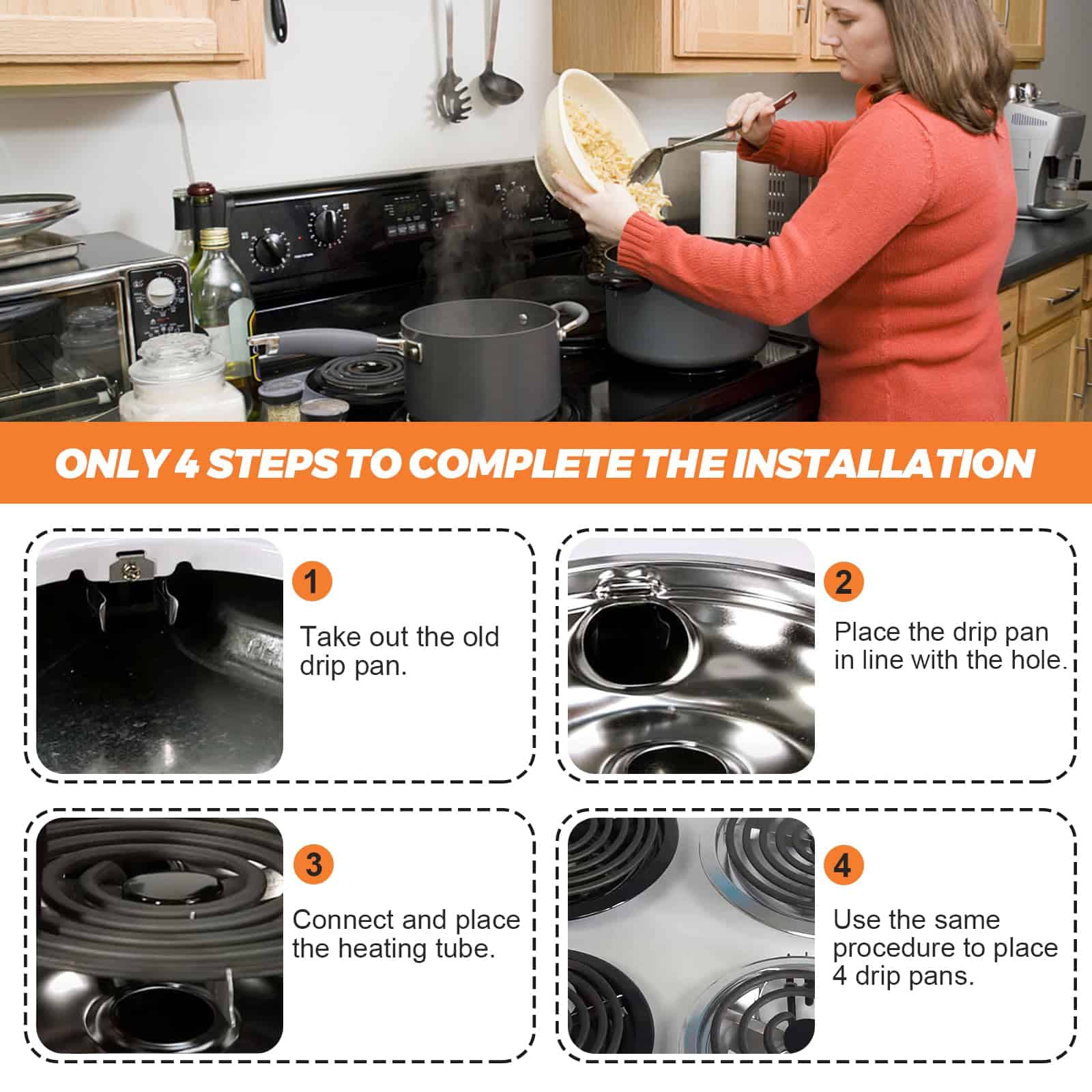 Beaquicy W10278125 W10196405 and W10196406 Bandeja de goteo - Imagen 6