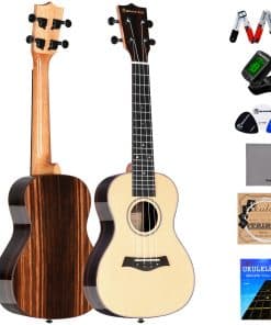 Ukelele de Concierto de 23 pulgadas Ranming de Madera de