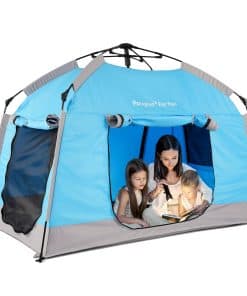 Casa de juegos fácil de armar para niños con bonita tira de