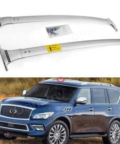 Rack de carga de techo plateado para Infiniti QX56 QX80