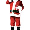 Set de Disfraz de Santa Claus Deluxe. Gorro con Peluca,
