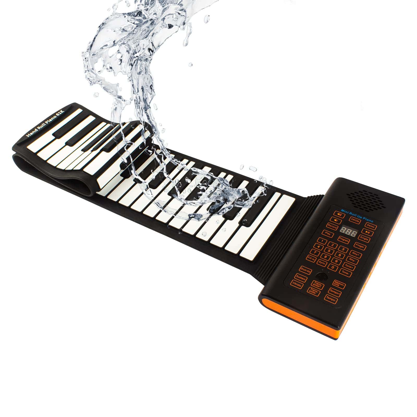 Piano Electrónico Portátil Hami 88 Teclas, PT88 Flexible y