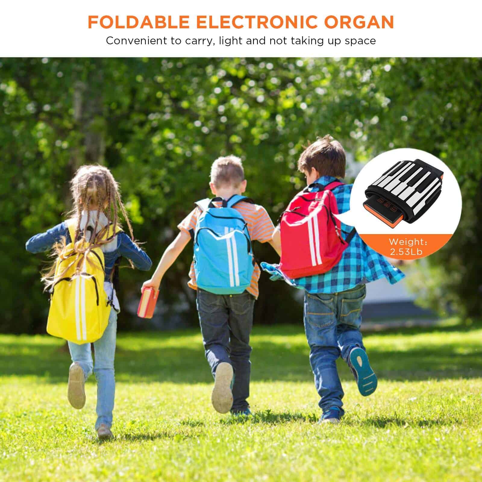 Piano Electrónico Portátil Hami 88 Teclas, PT88 Flexible y - Imagen 6