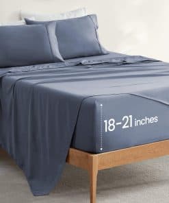 Juego de sábanas SLEEP ZONE Extra Deep Pocket King 4 Piezas