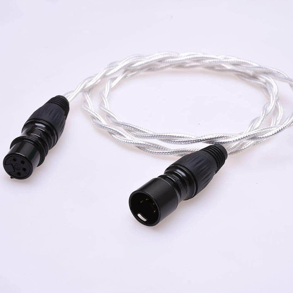 Cable de Extensión Balanceado GAGACOCC 1M 4Pin XLR Macho a
