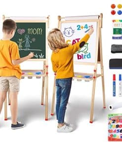 YOHOOLYO Niños Caballete de Madera para Niños Papel de