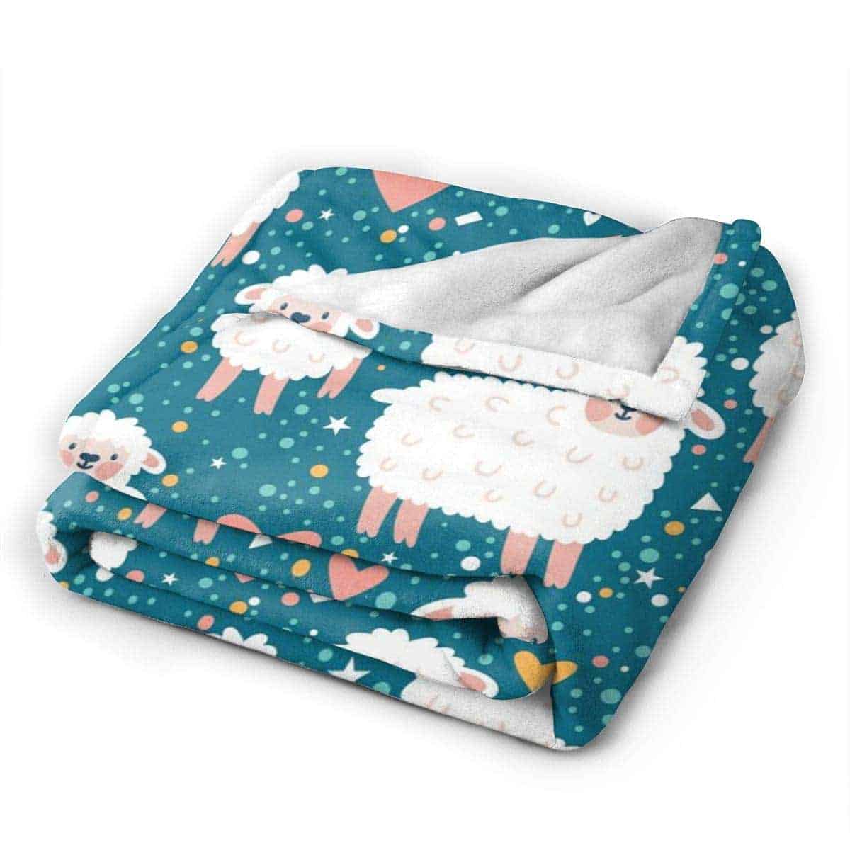 Manta de Chenilla de Lana de Oveja Linda Abucaky Ultra - Imagen 3