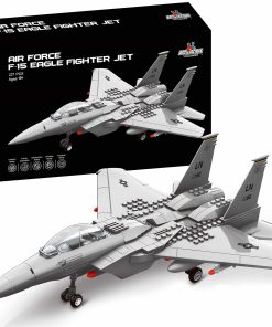 Set de Bloques de Construcción de Avión de Combate