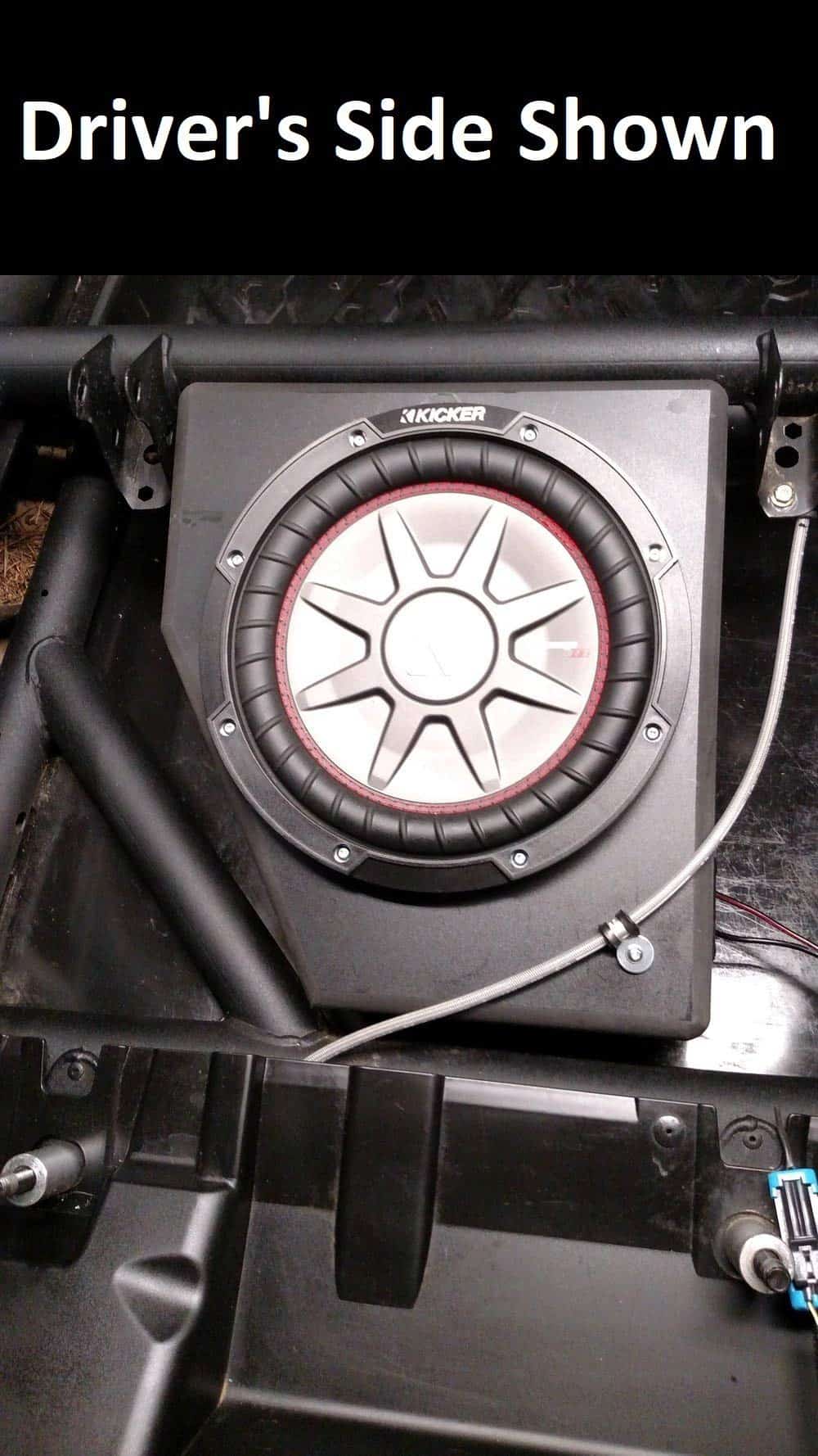 Caja de Subwoofer UTV - Can-Am X3 Upfire 10" (2019+ Solo 2 - Imagen 6