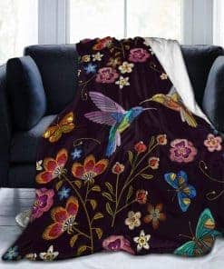 Abucaky Manta de Franela de Colibrí Ultra Suave y Acogedora