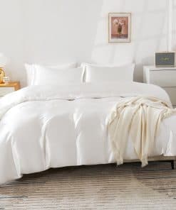 HOdo Home Funda de Edredón Satinado Tamaño King, Juego de