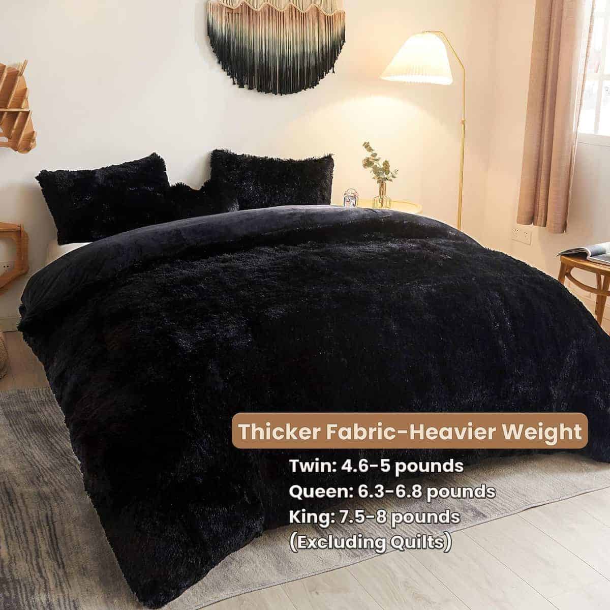 Juego de Funda de Edredón de Lujo MEGO Luxury -Negro - Imagen 3