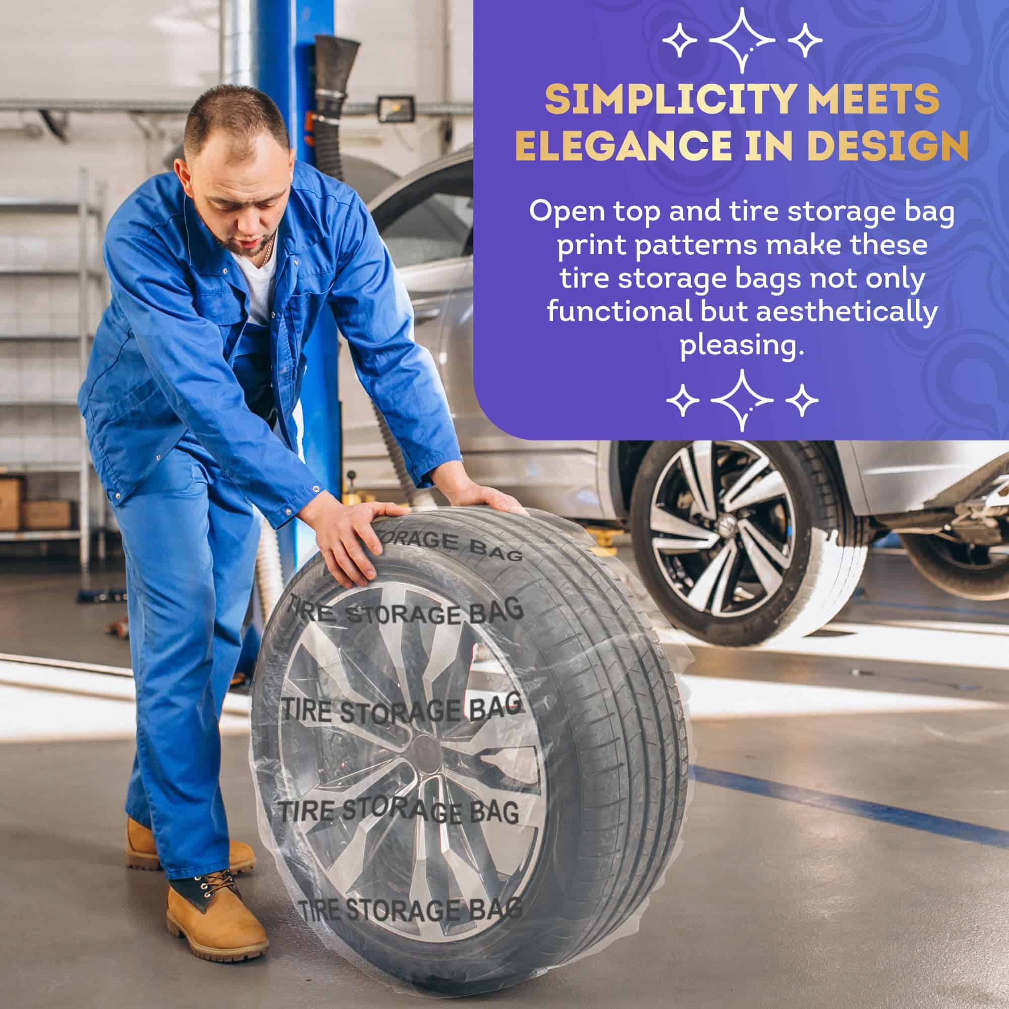 Bolsas de Almacenamiento de Llantas APQ Supply, 24 x 12 x - Imagen 5