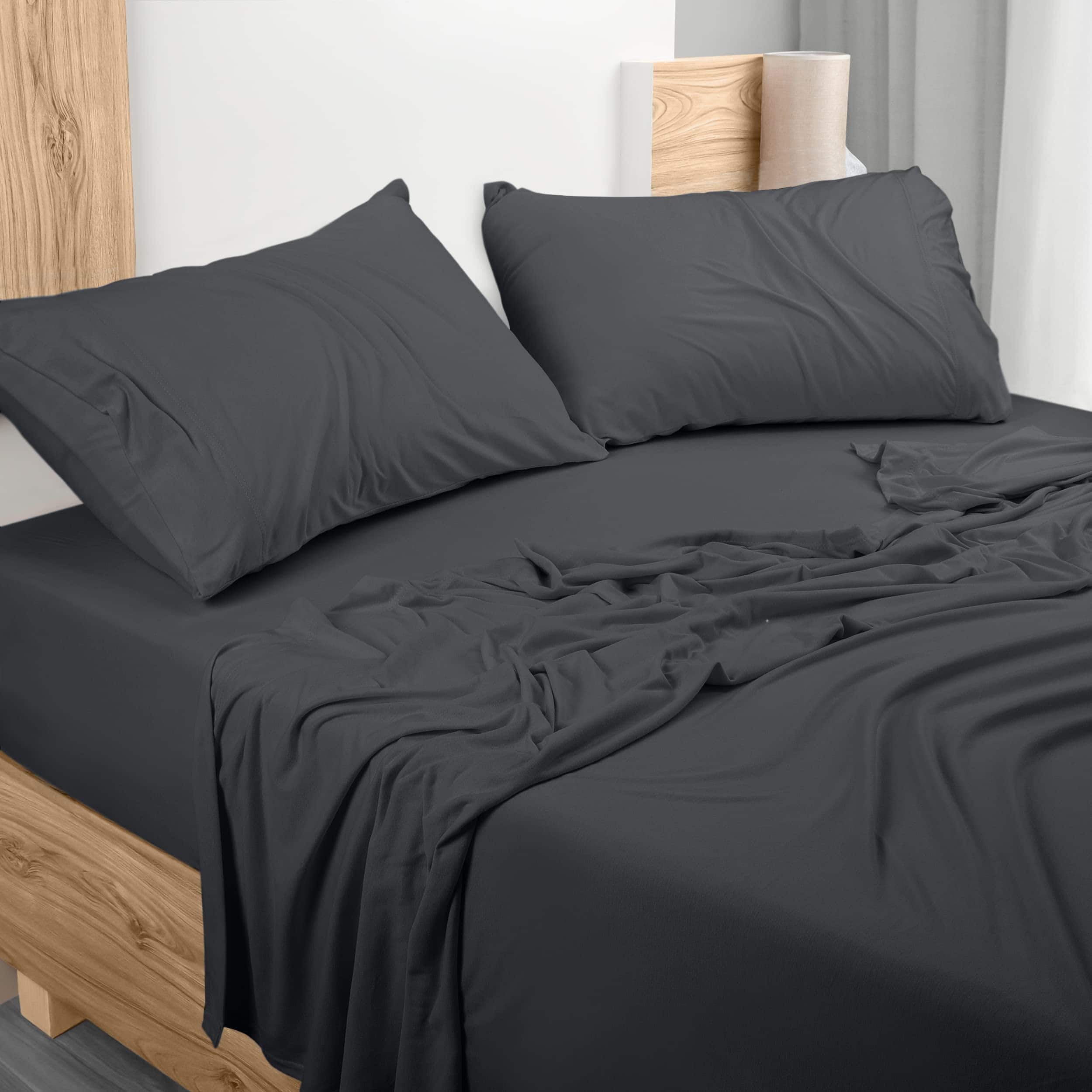 Juego de sábanas Utopia Bedding King - Juego -Gris Oscuro