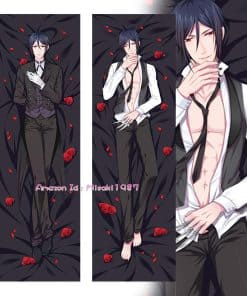 Funda de almohada corporal abrazable de anime Kuroshitsuji