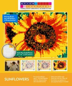 Kit de rompecabezas de mosaico gigante | -Girasol