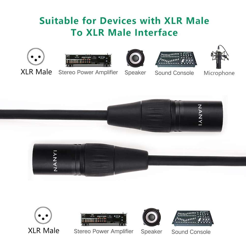 Cable de micrófono NANYI XLR a XLR, Cables de conexión - Imagen 3