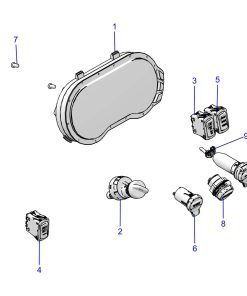 Llave de Encendido para Polaris Ranger, 4 Posiciones,