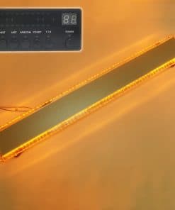 CFLMYYXGS 12V - 24V 63" 120 LED Barra de luz LED ámbar