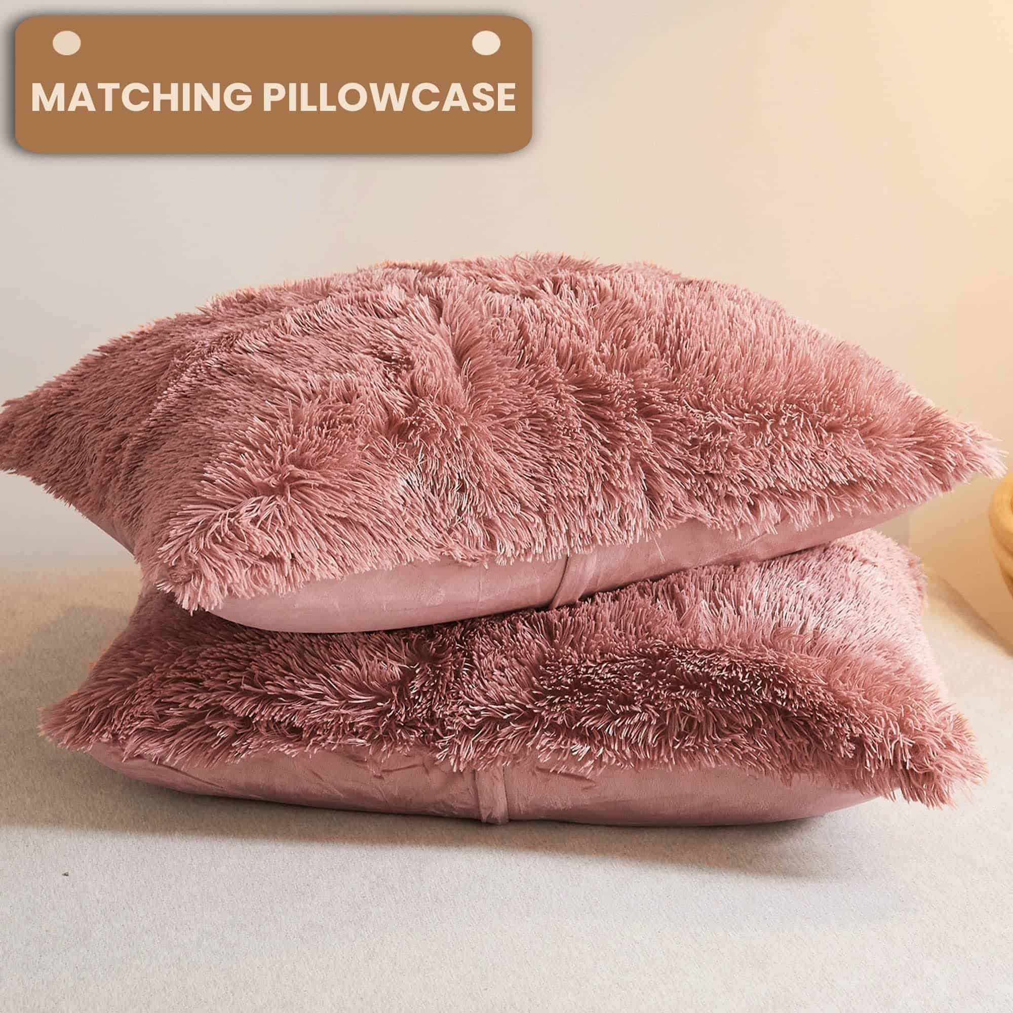 MEGO Juego de Funda de Edredón de Piel Sintética de Lujo, - Imagen 5