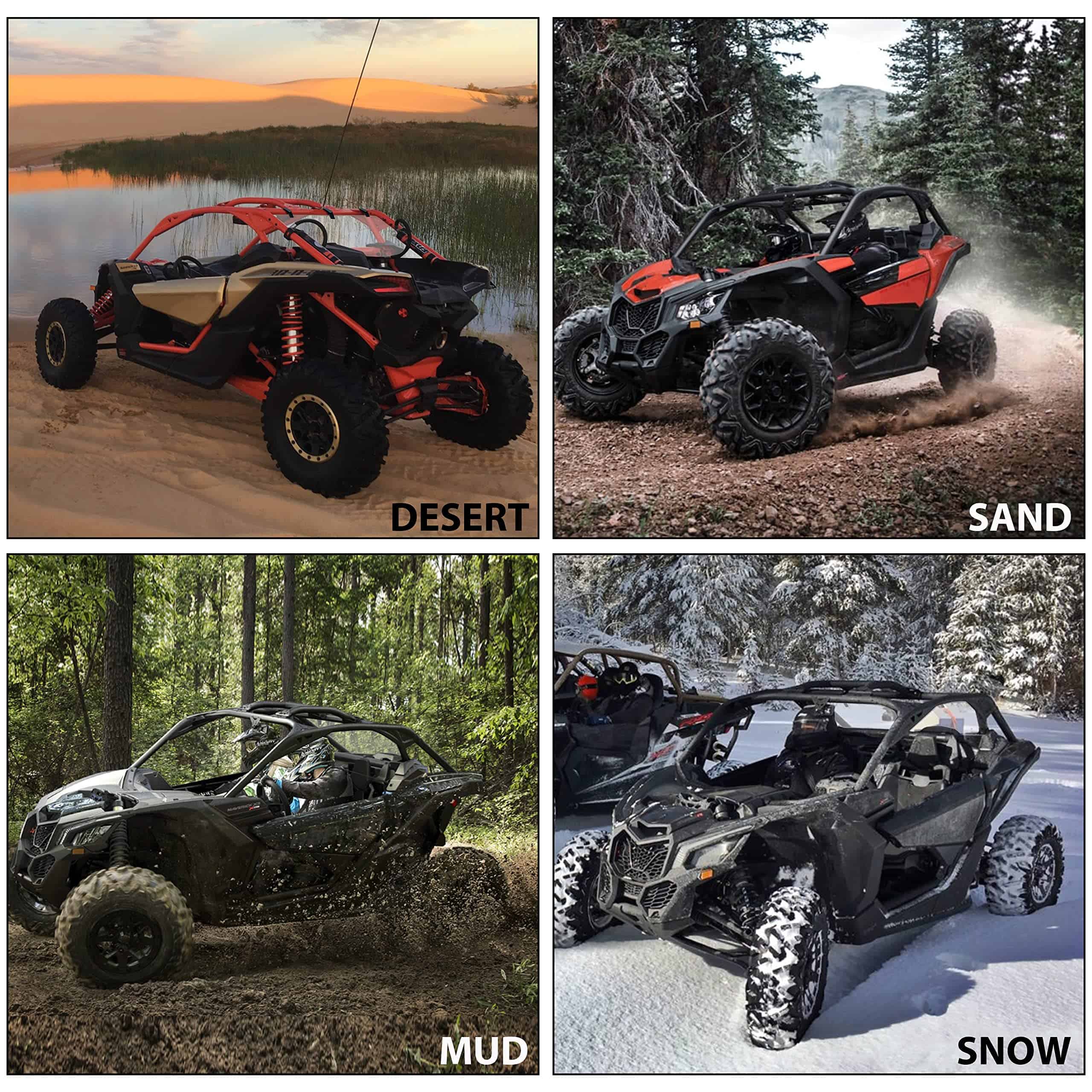 Kit de vidrio trasero SAUTVS para Maverick X3, Panel - Imagen 7