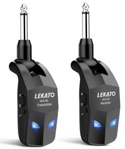 Sistema Inalámbrico de Guitarra LEKATO 2.4Ghz Transmisor