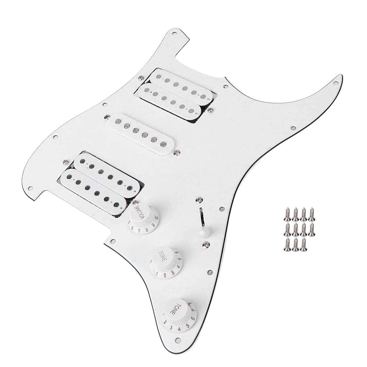 Tablero de Guitarra Eléctrica Cargado Strat Pickguard