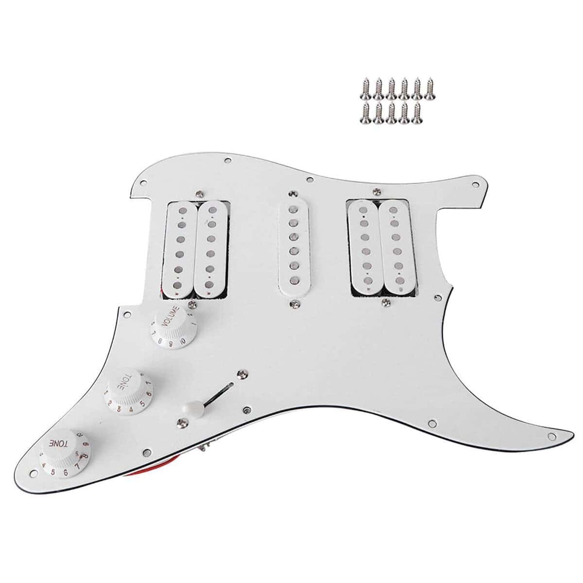 Tablero de Guitarra Eléctrica Cargado Strat Pickguard - Imagen 4