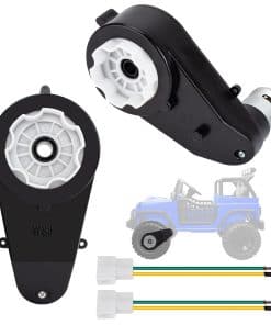 2 Pcs Caja de Engranajes de Coche Eléctrico para Niños 24V