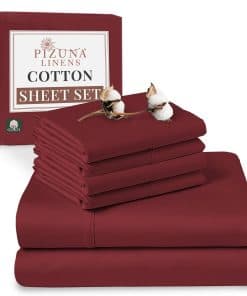 Juego de sábanas 100% algodón Pizuna Pure tamaño King Rio