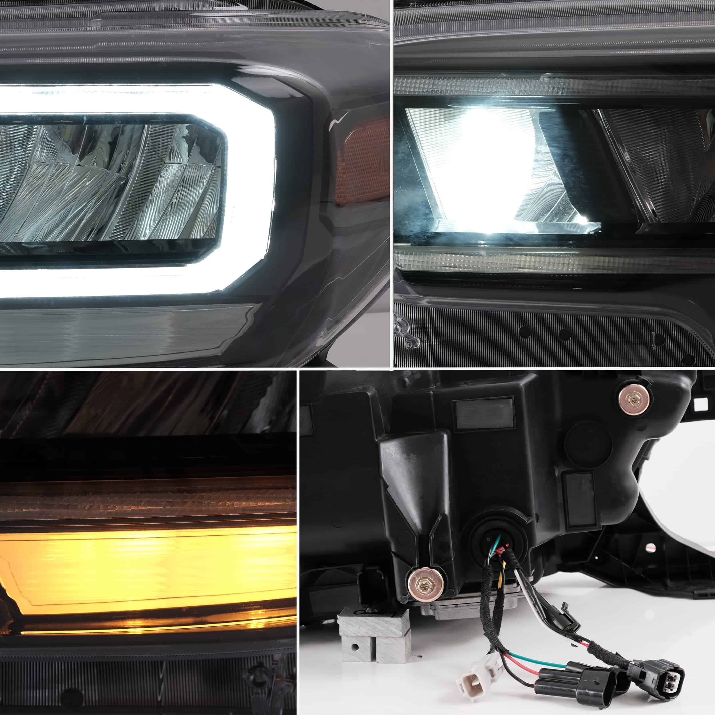 Faros VLAND Fit para Toyota Tacoma 2016-2021 3ra Generación - Imagen 4