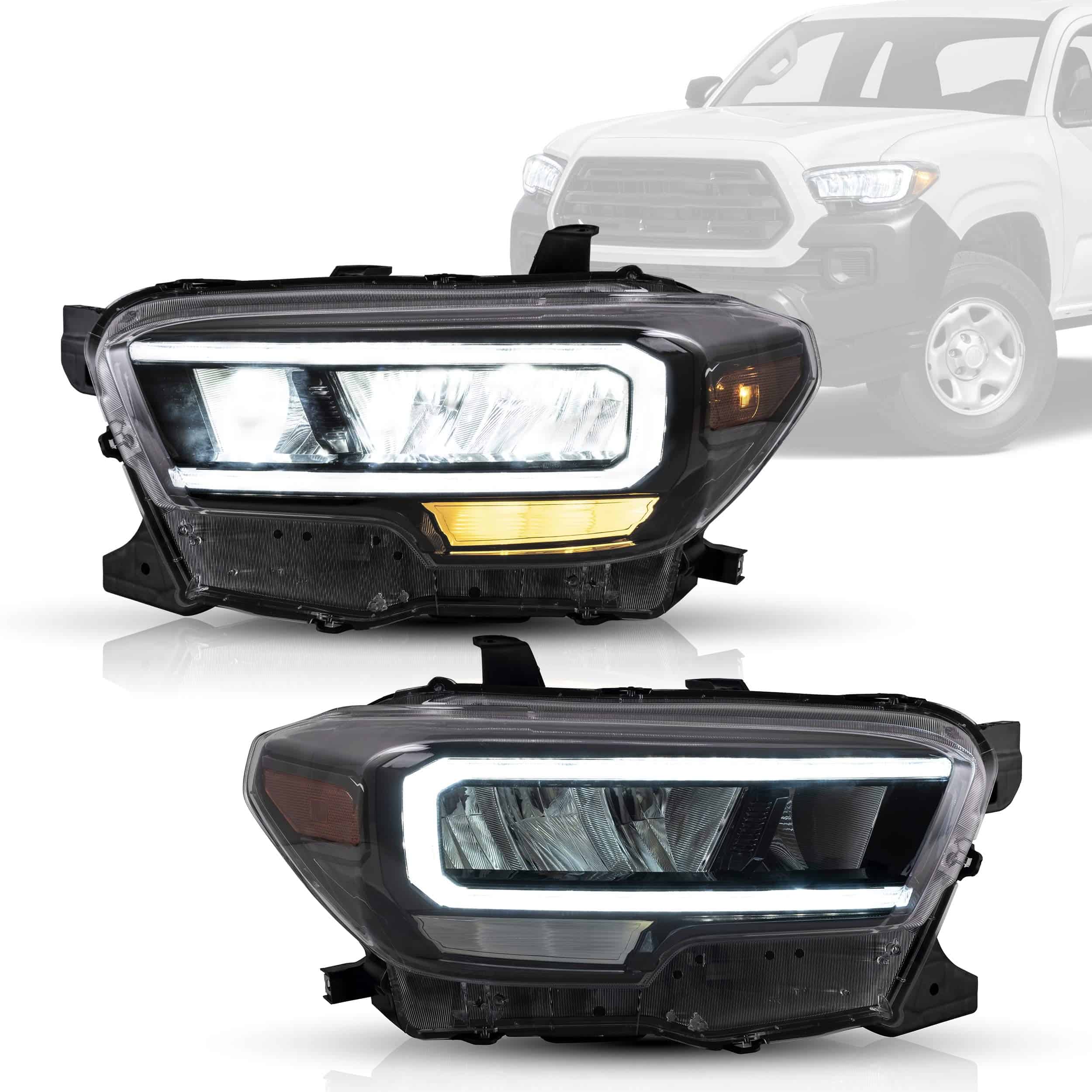 Faros VLAND Fit para Toyota Tacoma 2016-2021 3ra Generación